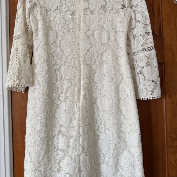 Vince Camuto ivory lace dress size 0 - Picture 5 of 6